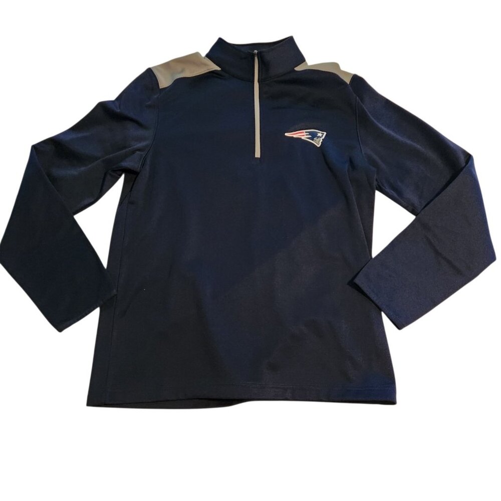 New England‎ Patriots Jacket 1/4 Zip NFL Team Apparel Mens Medium NEW NWOT